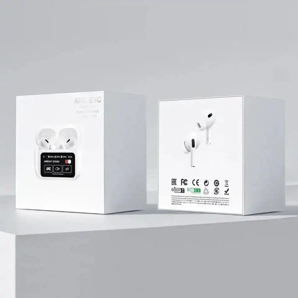 A9 Pro Wireless Earbuds with Touch Display & ANC
