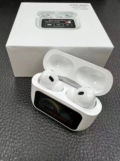 A9 Pro Wireless Earbuds with Touch Display & ANC