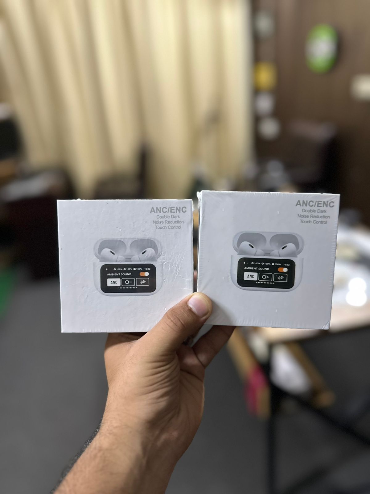 A9 Pro Wireless Earbuds with Touch Display & ANC