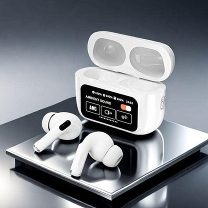 A9 Pro Wireless Earbuds with Touch Display & ANC